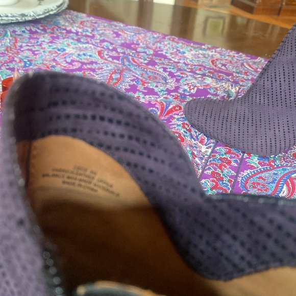 Nicole purple & black suede short boots - Picture 6 of 7